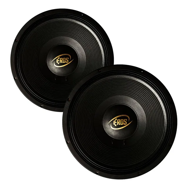 Kit 2 Woofer 15 Pol Eros E815 Sds 1600w Rms 8 Ohms Medio