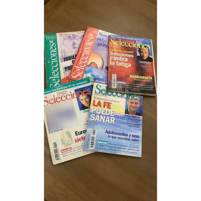 Pack X 5 Revista Selecciones Enero Abrl Jun Sept Y Oct 2001