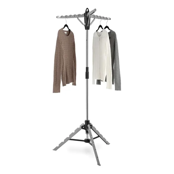 Perchero Secador Plegable Whitmor 28x28x64.5 Cm Gris