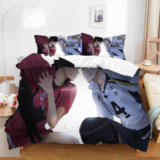 . Juego De Colchas Con Estampado De Anime Haikyu, 3 Piezas, . Juego De Colchas Con Estampado De Anime Haikyu, 3 Piezas,