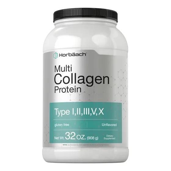 Proteína De Colágeno En Polvo Horbaach Multi 946ml Tipo I, I