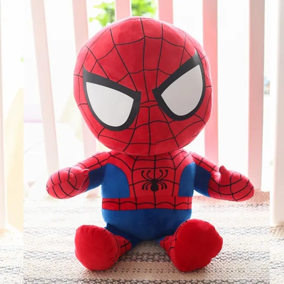 2pcs Marvel Spider-man Serie Peluche Peluche Figura Color 2pcs Spider Man Plush Toys
