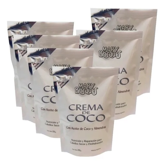 Kit Nutricion Crema Coco Y Almendras Mary Bosques 250gr X6
