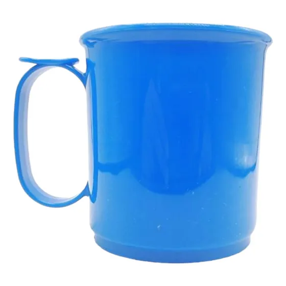 Taza Plástica Con Asa X 6 Unidades - Ideal Jardin, Comedores