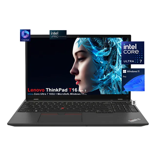 Thinkpad T16 Gen.3   Core Ultra-7 165u 32gb 1tb 16-wuxga W11 Negro (Reacondicionado)