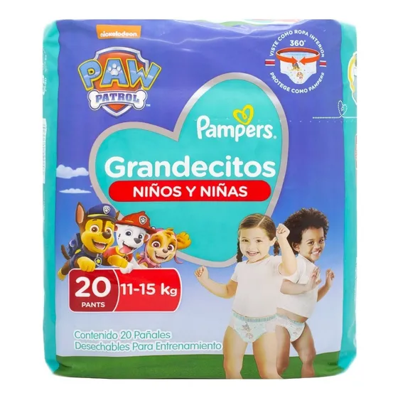 Pampers Pañales Descartables Para Entrenamiento Unisex X 20u