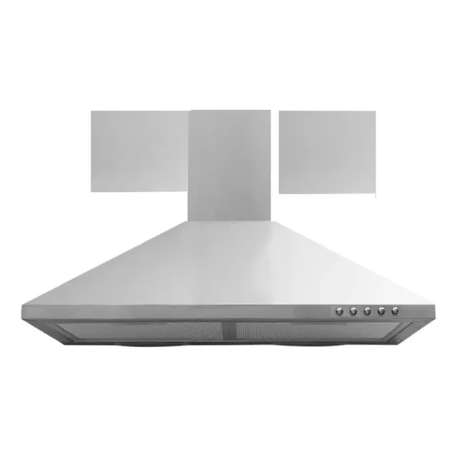 Campana De Cocina  Extractor Acero Inoxidable Con Doble Caño
