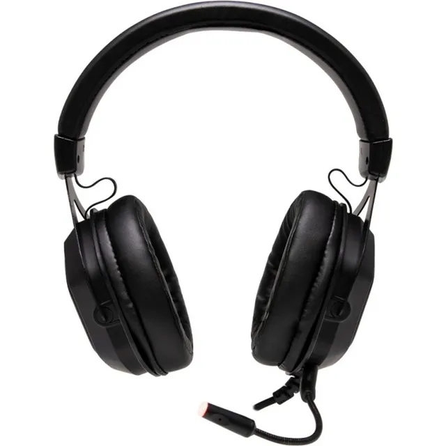 Audífonos Gamer Over Ear Balam Rush Hesix Br-929776 Color Negro Color de la luz RGB