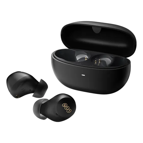 Fone Qcy Ht07 Arcbuds Bluetooth 5.2 Cancelamento De Ruídos Cor Preto