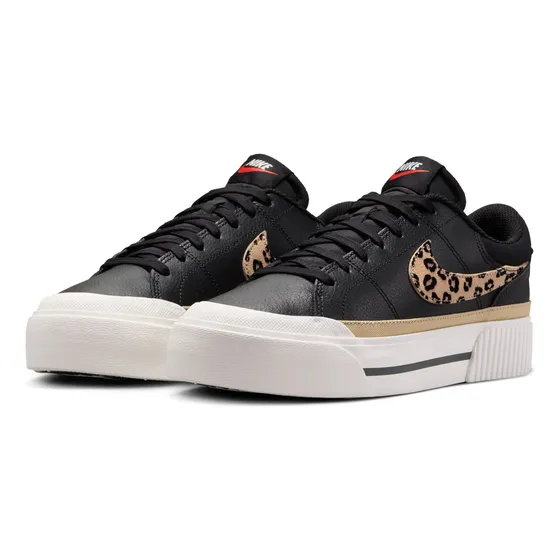 Tenis Para Mujer Nike Court Legacy Lift Negro Hf9548-001