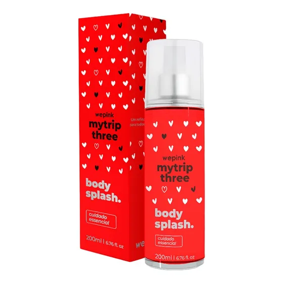 My Trip Three Body Splash Desodorante Colônia 200ml - Wepink