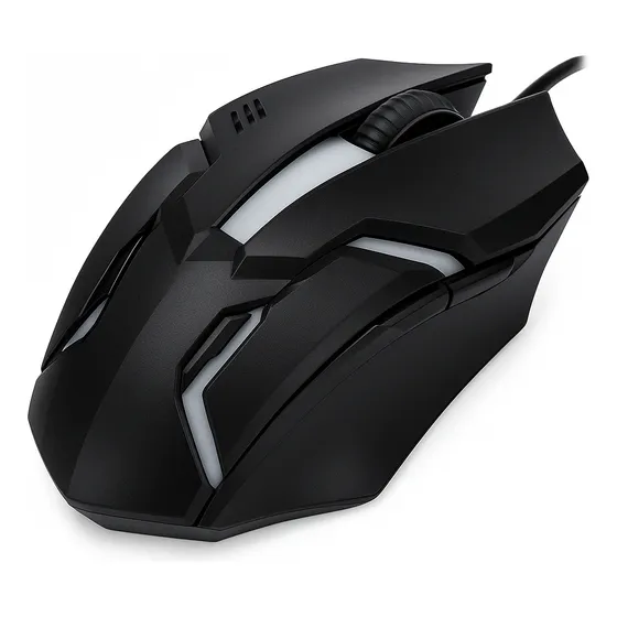 Mouse Óptico Philips Cable Laptop Computadora Luz Led 1200dp