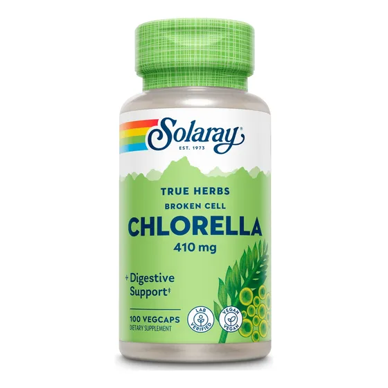 Chlorella De Células Rotas Solaray 410 Mg | Superfo Rica En 