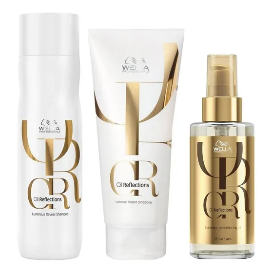 Pack Wella Oil Reflections Brillo Shampoo Acond. 