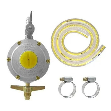 Regulador 506/01 Registro Válvula Gas 2kg Aliança Mangueira Regulador 506/01 Registro Válvula Gas 2kg Aliança Mangueira