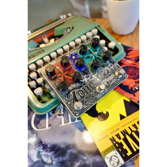 Pedal Tone Tattoo Analog Delay / Chorus / Distortion Preto