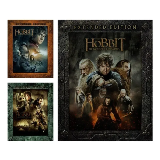 Trilogia El Hobbit Extendida Importadas Peliculas Blu-ray