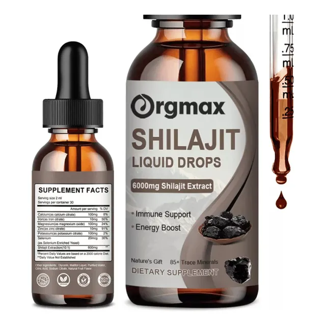 Shilajit Orgamax Líquido De Himalaya - Importado