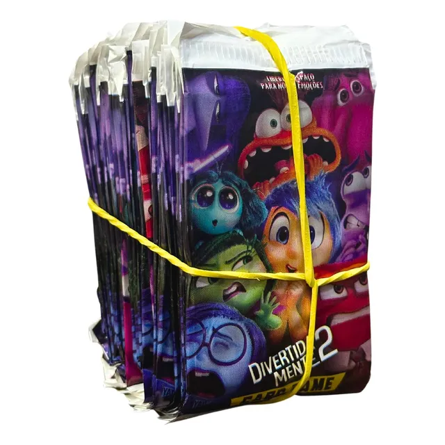 Kit 200 Cards Divertidamente Filme Novo 50 Pacotes Fechados