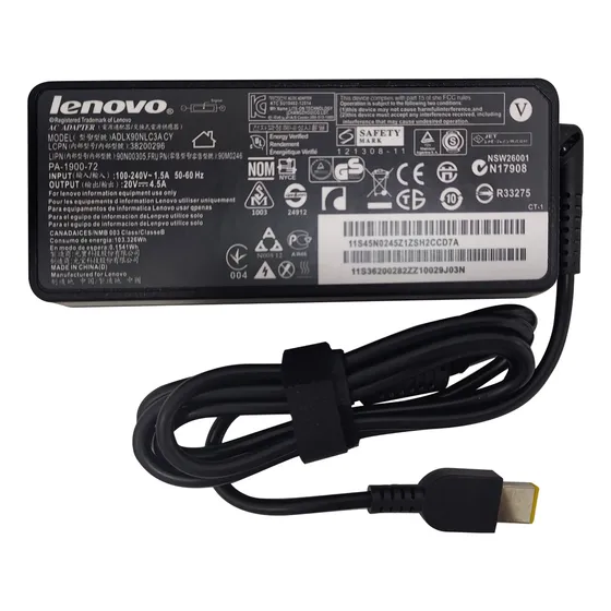 Cargador Lenovo Thinkpad Original (punta Cuadrada)
