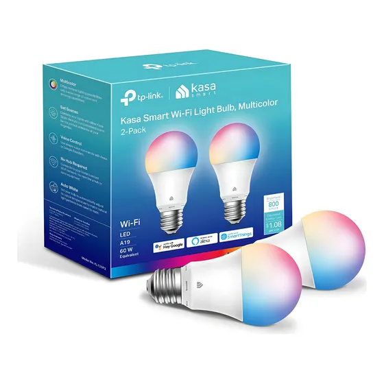 Kasa Bombilla Inteligent Regulable Wifi Compatible Con Alexa