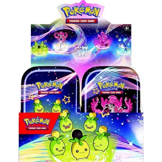 Pokemon Tcg Paldean Fates Mini Tin En Español Aleatorio