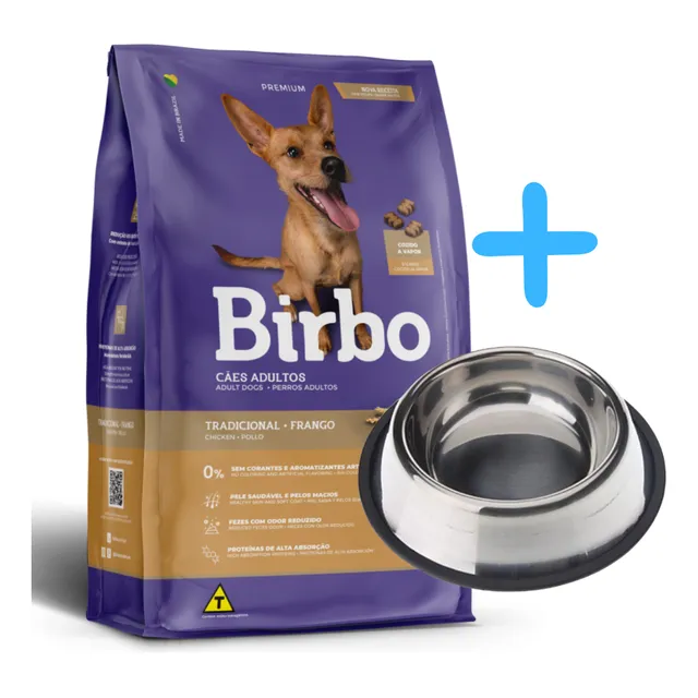 Alimento Birbo Tradicional 15kg Para Perro Adulto Con Regalo