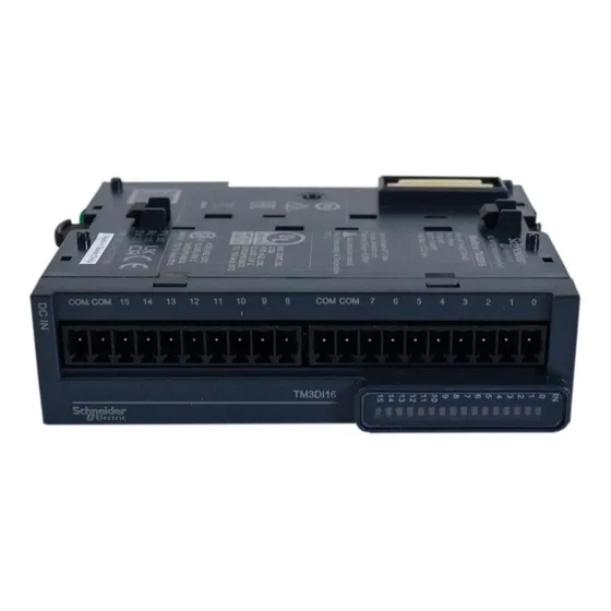 Modulo Schneider Tm3di16 Tm3modicon 16 Entr. Digitais 24v