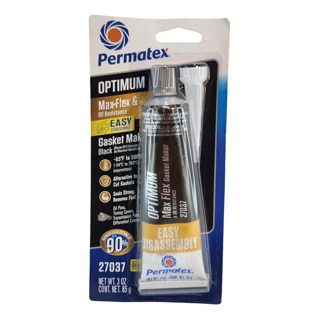Silicone Negro Permatex Optimun Tipo Toyota 85 Gr (resisten