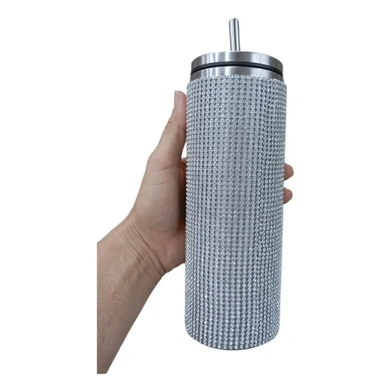 Termo Deportivo Tipo Vaso 750 Ml Con Cristales