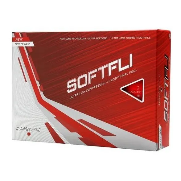 Pelota Golf Mate Color Rojo Compresion Mayor Distancia Ultra