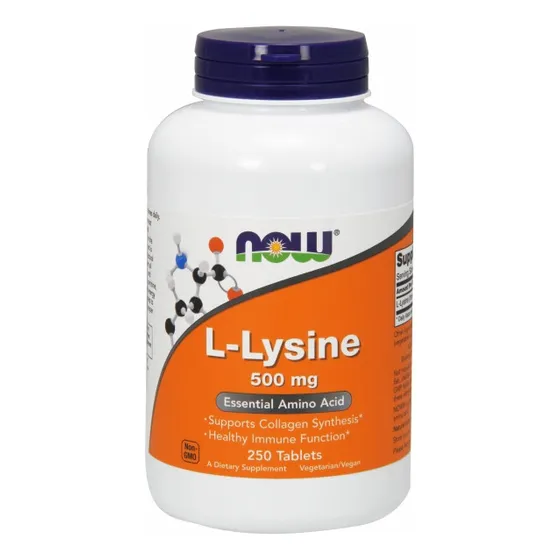 250 Tabletas De Lisina Supplement Now Foods (paquete De 2)