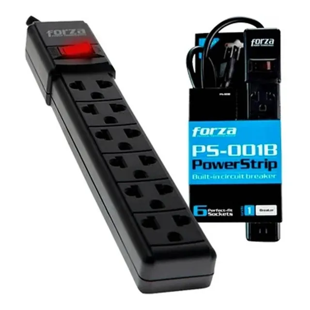 Forza Supresor De Picos Regleta De 6 Tomas Fps-001b