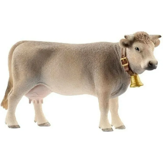 Miniatura realista Schleich 13874 - Vaca marrón suiza