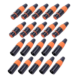 Conectores Xlr Canon Electrónica Audio Macho Y Hembra,20pzs Conectores Xlr Canon Electrónica Audio Macho Y Hembra,20pzs