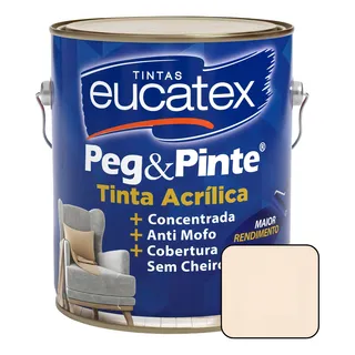 Latex Eucatex Peg E Pinte Tinta Acrilico Areia Pipa 3600ml Latex Eucatex Peg E Pinte Tinta Acrilico Areia Pipa 3600ml