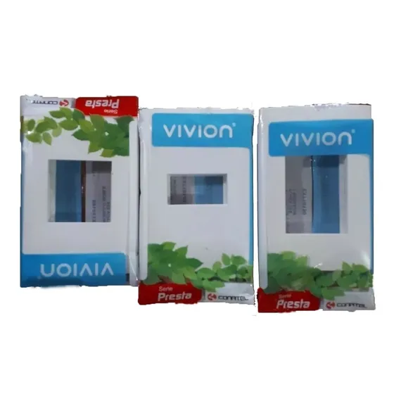 Plaqueta Línea Presta Para 1, 2 O 3 Módulos - Conatel Vivion