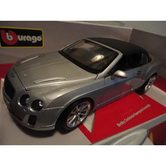 Bentley Continental Supersports 1/18 Burago.nuevo. Hermoso!