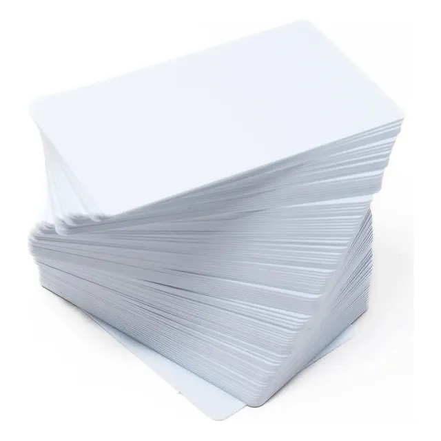 Tarjetas Nfc Ntag215 X50 Unidades Pvc Blancas 85x54 Mm