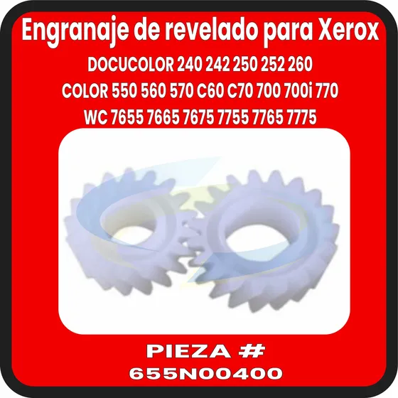 Engranaje Revelado Xerox  Wc 7655 7665 7675 7755 7765 Leer