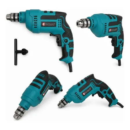 Furadeira Parafusadeira Elétrica 10mm 110v 850w Nakasaki Azul-petróleo 110
