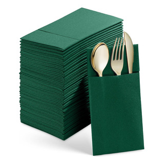 Servilletas Con Textura De Lino, 50 Unidades, Con Cubiertos Servilletas Con Textura De Lino, 50 Unidades, Con Cubiertos