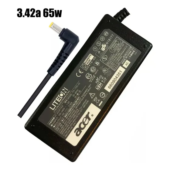 Cargador Acer Aspire Original Punta 5.5*1.7mm 19v 65w