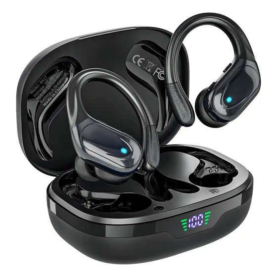 Tacry® Bx17 Auriculares Inalámbricos Con Ganchos Color Negro