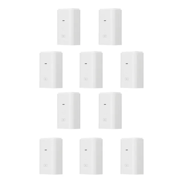 Kit 10 Pz Adaptador Poe Ubiquiti Gigabit 24 Vdc, 0.3 A