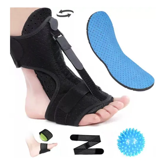 Ferula Inmovilizador Soporte Pie Caido Tobillo Plantar Dedos