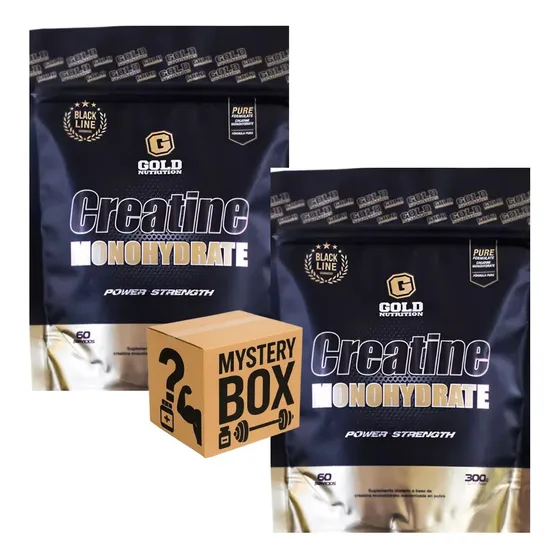 Pack Suplemento Gold Nutrition Creatina X2 + Box Misteriosa!