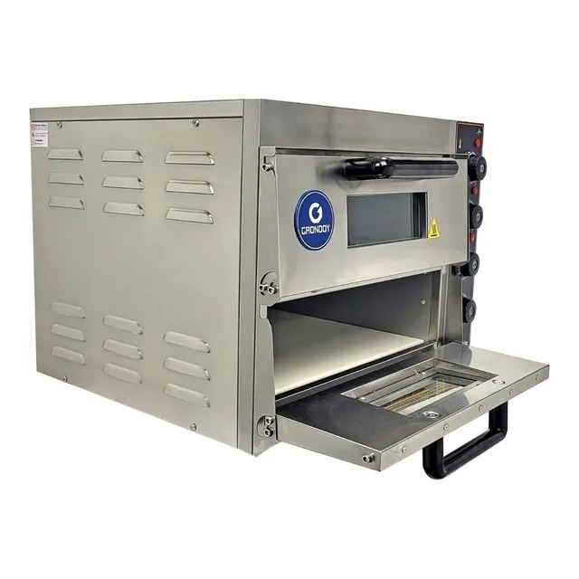 Horno Pizzero Eléctrico De Dos Bandejas