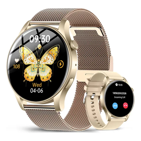 Smartwatch Mujer Reloj Inteligente Amoled Llamada Bluetooth