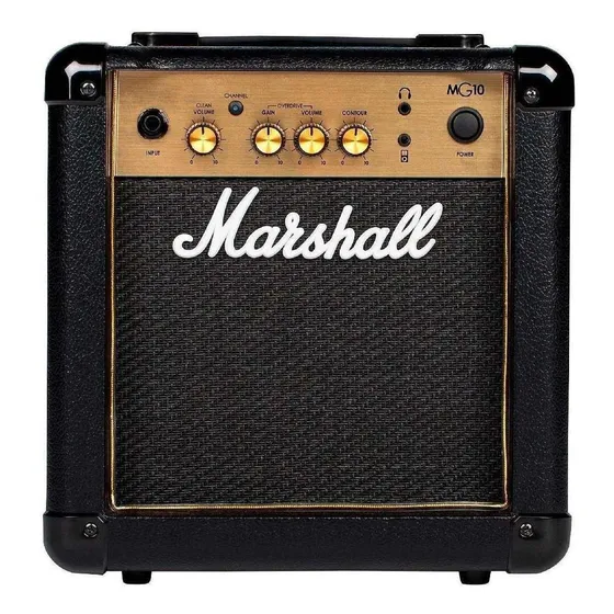 Amplificador Marshall Mg10 Combo Transistor Preto 10w